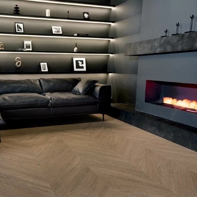 SPC ламинат Steinholz Element Chevron Базилика STH095EC