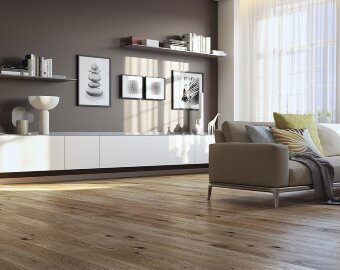 Паркетная доска PolarWood Классик 1П 188 Дуб Коттедж матовый лак 2V