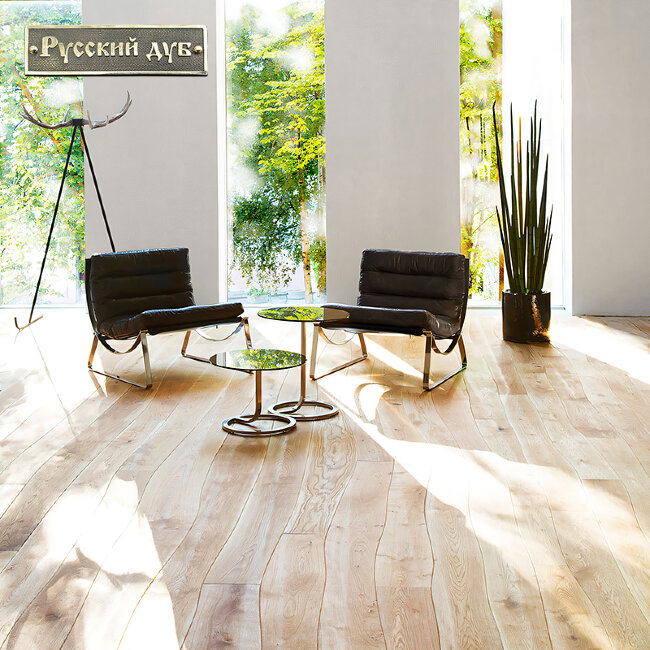 Криволинейный паркет Дуб шелковый лак 2-х слойный T&G Селект 500...1950х120...300х16 мм Криволинейный паркет Дуб шелковый лак 2-х слойный T&G Селект 500...1950х120...300х16 мм