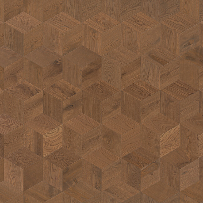 Мозаичный паркет Coswick T&G 1197-3281-20 Ромб Дуб Кедр рустикальный 1 Коммон