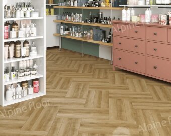 Ламинат Alpine Floor Herringbone 8 LF102-02 Дуб Эльзас
