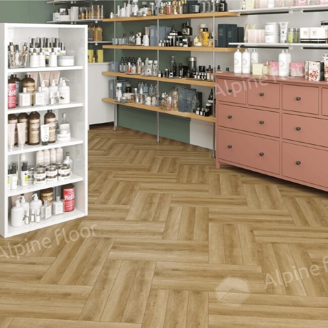 Ламинат Alpine Floor Herringbone 8 LF102-02 Дуб Эльзас Ламинат Alpine Floor Herringbone 8 LF102-02 Дуб Эльзас