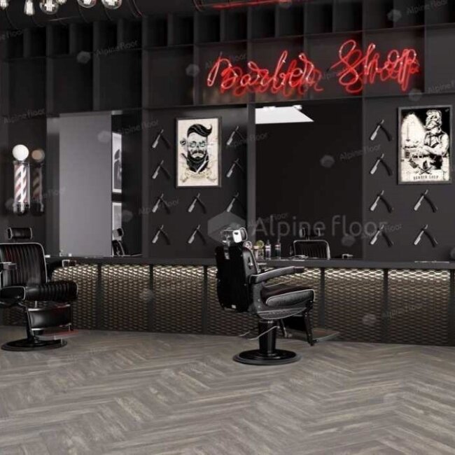 ПВХ плитка Alpine Floor ВЕНГЕ ГРЕЙ ПВХ плитка Alpine Floor ВЕНГЕ ГРЕЙ