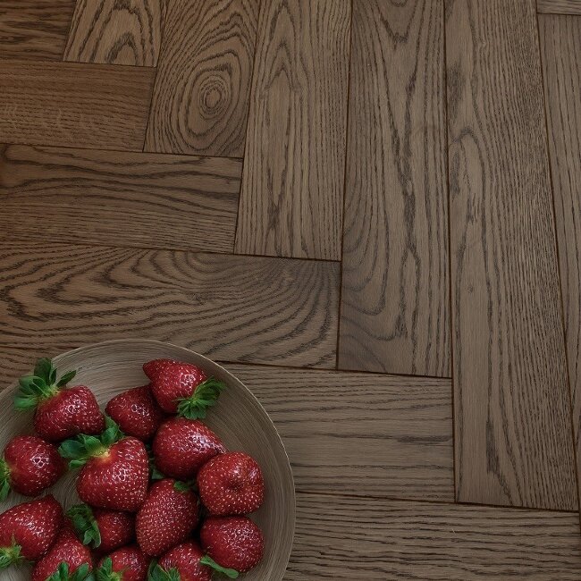 Инженерная доска Karelia Herringbone Oak Biscotti HB