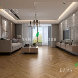 SPC ламинат елочка Damy Floor Chevron Лувр