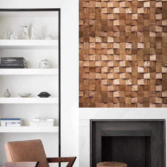 Стеновые панели Спил 300x300x4-16 мм