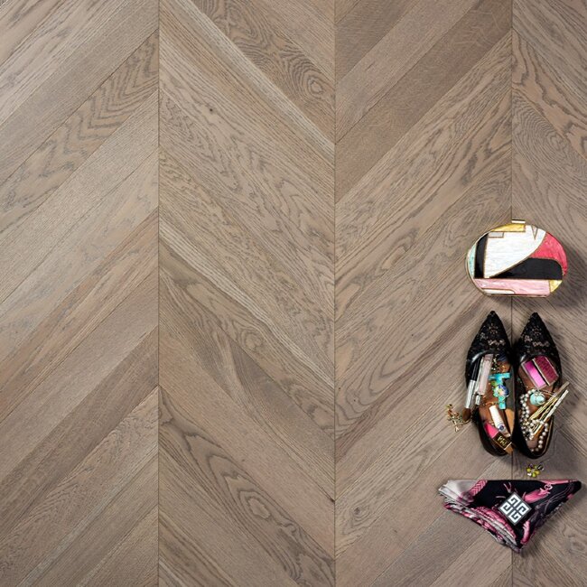 Французская елка Coswick 60⁰,T&G 1176-3215-20 Дуб Шамбор рустикальный  1 Коммон