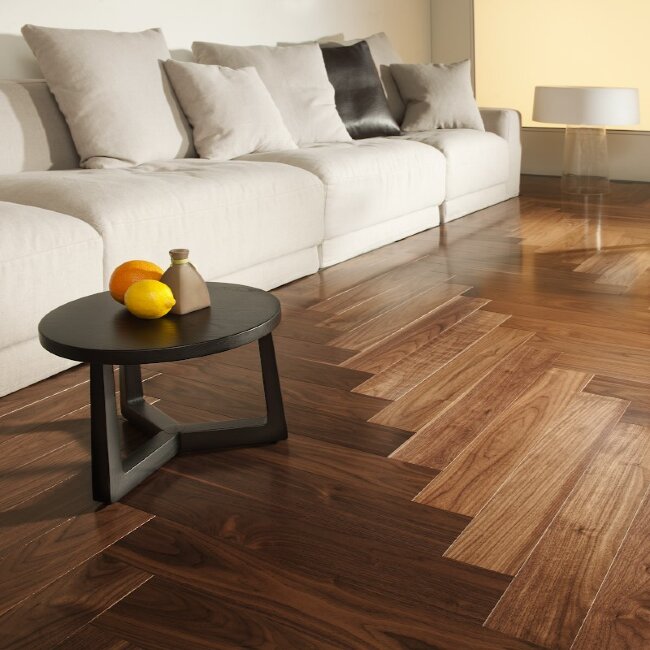 Английская елка Coswick 90⁰,T&G Американский орех 1374-3201-30 Натуральный Шелковое масло Традишинал