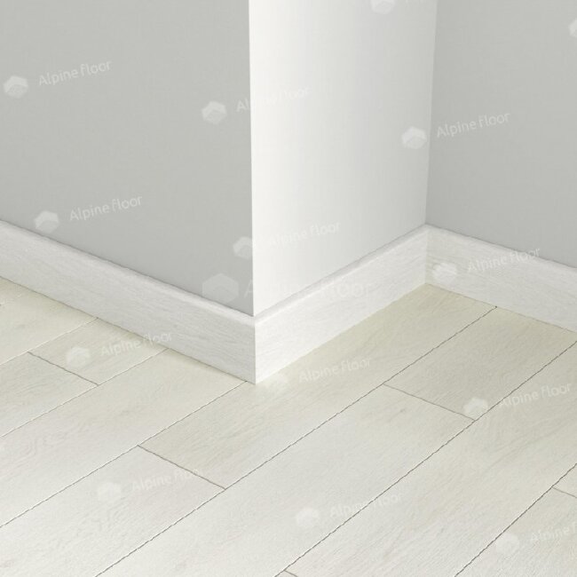 Плинтус Alpine Floor Parquet Light SK 13-0 Белый