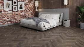 LVT плитка Alpine Floor CHEVRON ECO 20-4 Дуб Насыщенный