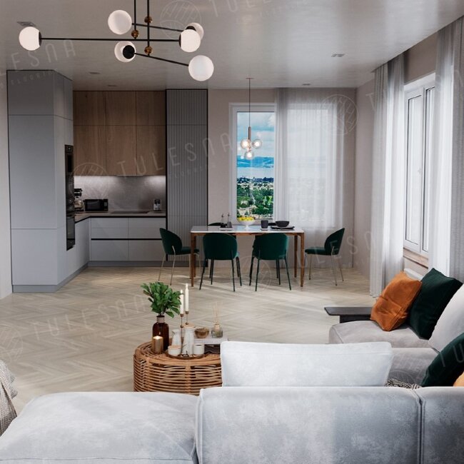 Кварц-виниловая плитка LVT Tulesna Radiante