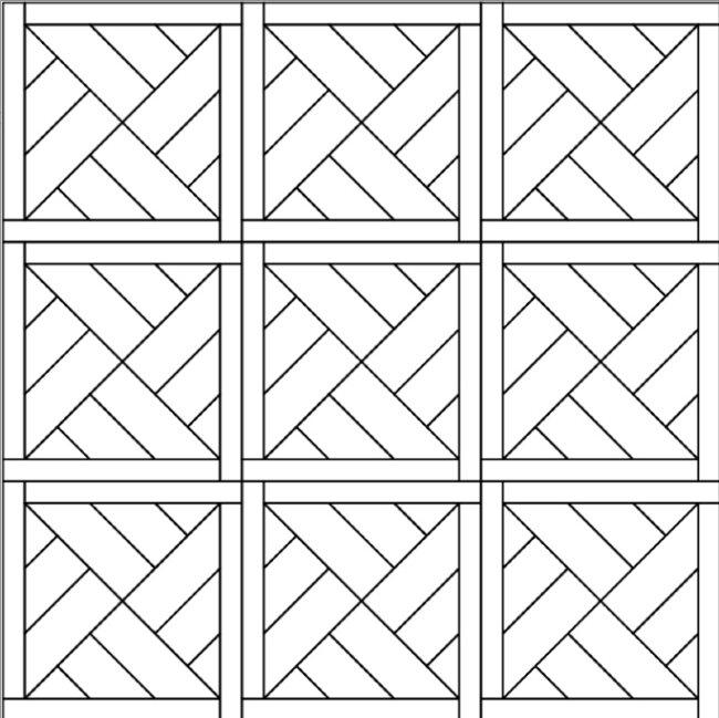 Модульный паркет Coswick T&G, Фонтенбло 1160-1822-10 Дуб Альбатрос S&B