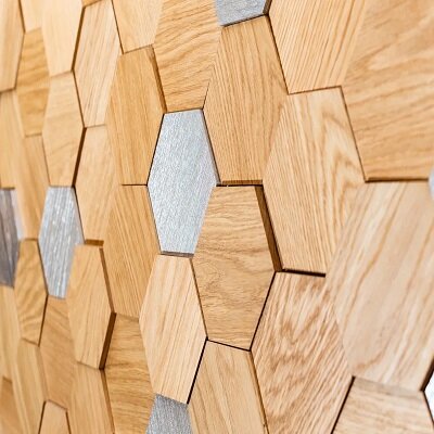 Стеновые панели Соты 3D 347x300x4-16 мм Стеновые панели Соты 3D 347x300x4-16 мм