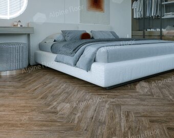 Ламинат Alpine Floor Herringbone 8 LF102-10 Дуб Бордо