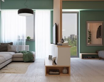 Паркетная доска PolarWood Классик 1П 138 Ясень Скалистый матовый лак 2V