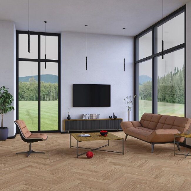 SPC паркет My Step Английская елка Aqua Wood MSV01H Kraft SPC паркет My Step Английская елка Aqua Wood MSV01H Kraft