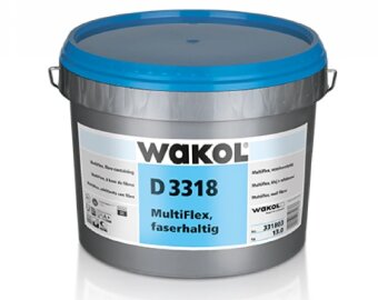 Клей для ПВХ-покрытий Wakol D 3318 MultiFlex 13 кг Клей для ПВХ-покрытий Wakol D 3318 MultiFlex 13 кг