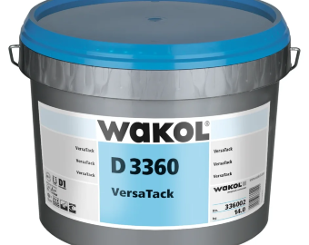 Клей для линолеума, виниловых, ПВХ, резиновых, ковровых покрытий WAKOL D 3360 VersaTack 14кг.
