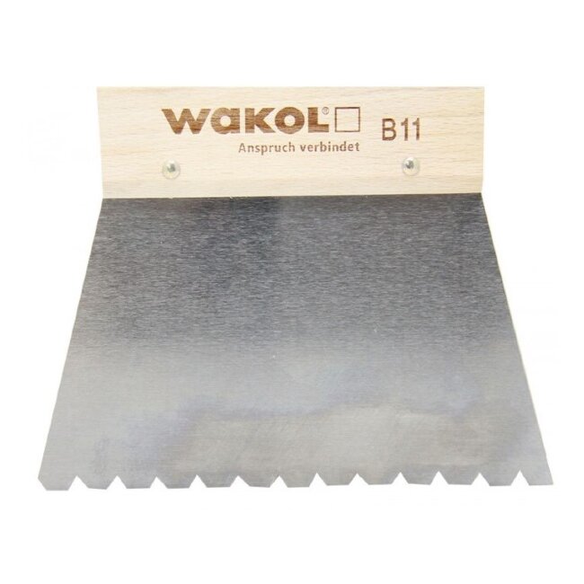Шпатель зубчатый Wakol TKB B11