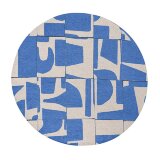 Ковер Louis De Poortere Craft Papercut 9358 Campanula Ø 140 см, Круглый
