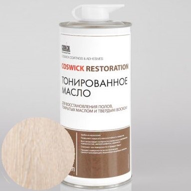 Тонированное масло для восстановления полов, покрытых маслом и твердым воском Coswick Барселона 4260-020027 (0.75 л.) Тонированное масло для восстановления полов, покрытых маслом и твердым воском Coswick Барселона 4260-020027 (0.75 л.)
