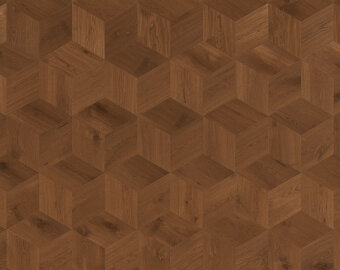 Мозаичный паркет Coswick T&G 1197-3820-30 Ромб Дуб Женева 1 Коммон