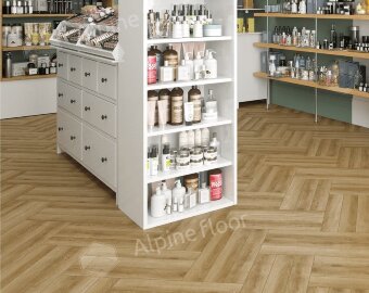 Ламинат Alpine Floor Herringbone 12 Pro LF106-02 Дуб Эльзас