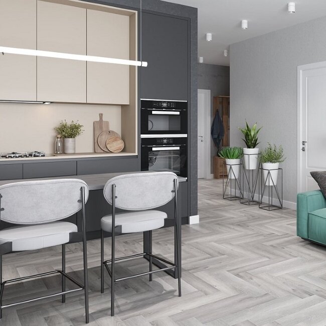 ПВХ плитка Alpine Floor ДУБ ЛЕЙТЕНА