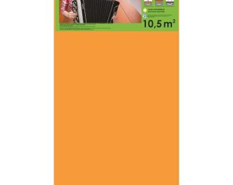 Подложка-гармошка Солид Оранжевая 10000х1050х2мм (10,5м2)