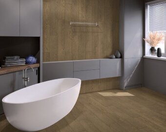 Кварц-виниловая плитка LVT Damy Floor Family Дуб Мокко