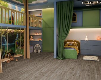 Кварц-виниловая плитка LVT Damy Floor Family Дуб Горный