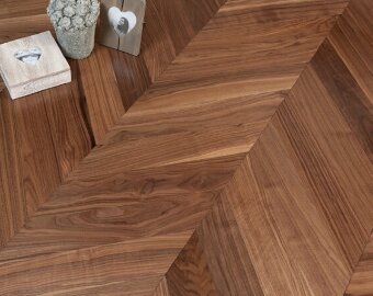 Французская елка Coswick 60⁰,T&G Американский орех 1376-1101-30 Натуральный S&B Лак