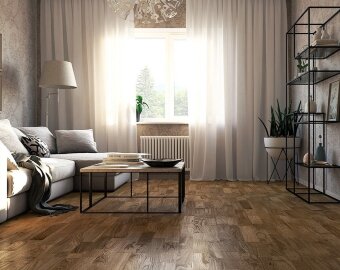 Паркетная доска PolarWood Классик 3П Дуб Ирис матовый лак