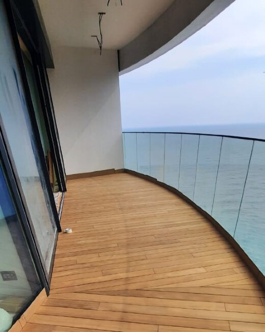 Террасная доска Тик гладкий 1500-1900х125х19 мм Террасная доска Тик гладкий 1500-1900х125х19 мм