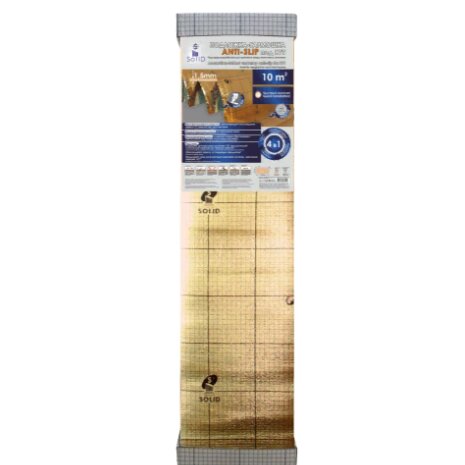 Подложка-гармошка Solid Anti-slip под SPC, WPC, LVT  10000х1000х1.5 мм (10 м2)