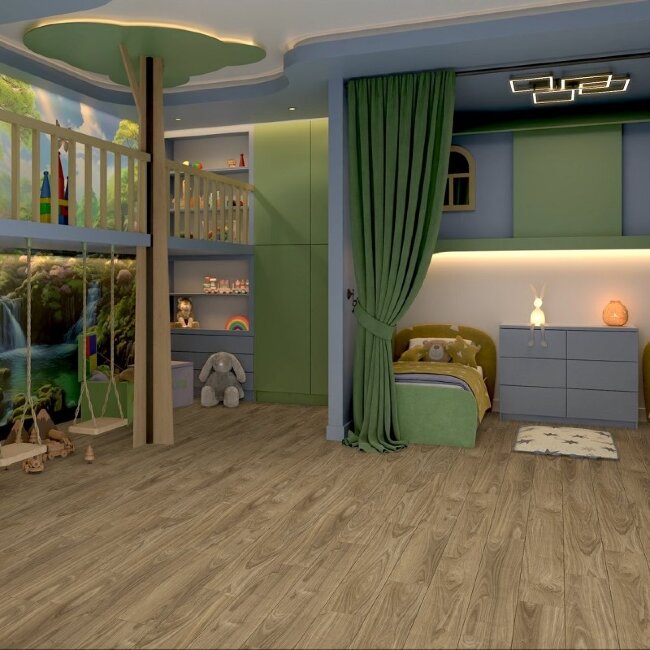 Кварц-виниловая плитка LVT Damy Floor Family Орех Европейский Кварц-виниловая плитка LVT Damy Floor Family Орех Европейский