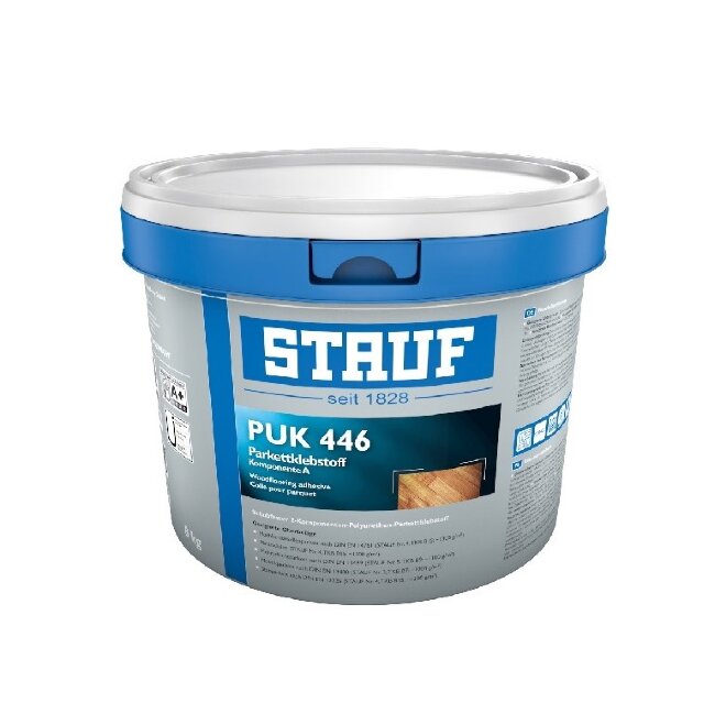 Клей паркетный ПУ жёстко-эластичный универсальный Stauf PUK-446 P 2К 9,79кг Клей паркетный ПУ жёстко-эластичный универсальный Stauf PUK-446 P 2К 9,79кг