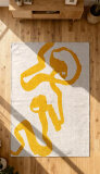 Ковер Louis De Poortere Craft Ribbon 2084 Pure Yellow Прямоугольный