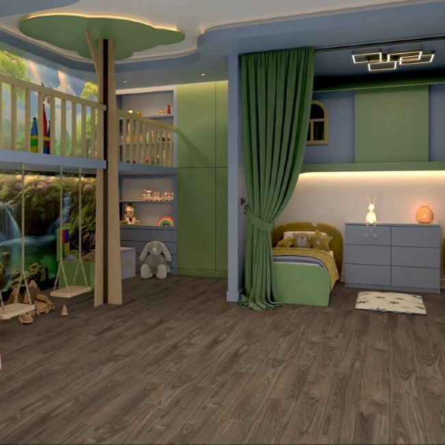 Кварц-виниловая плитка LVT Damy Floor Family Орех Американский Кварц-виниловая плитка LVT Damy Floor Family Орех Американский