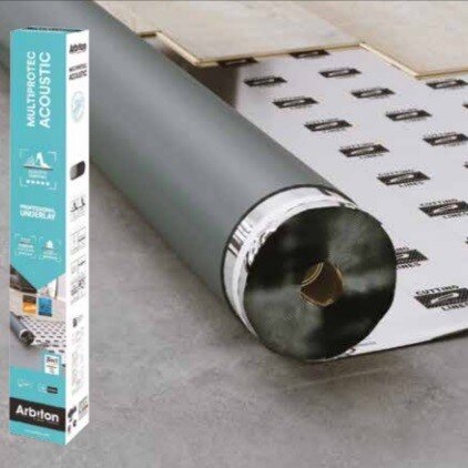 Подложка Arbiton Multiprotec Acoustic 3in1 8000х1000х2мм (8 м2) Подложка Arbiton Multiprotec Acoustic 3in1 8000х1000х2мм (8 м2)