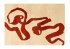 Ковер Louis De Poortere Craft Ribbon 9847 Imperial Red Прямоугольный
