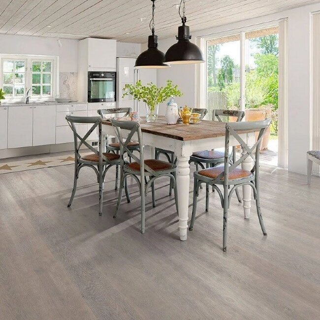 Паркетная доска Karelia Urban Soul Oak Concrete Grey 3-s