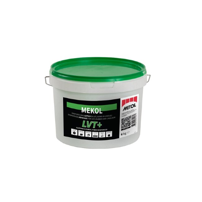 Клей для SPC-покрытий Mekol LVT+ 12 кг