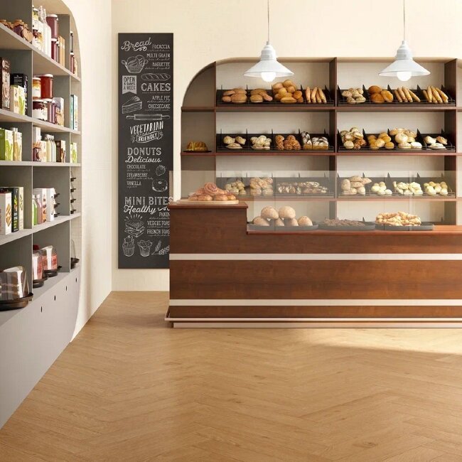 Виниловые полы Invictus Herringbone Highland Oak 33 Classic 