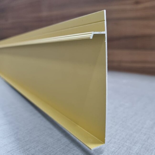 Скрытый плинтус Pro Design UNIVERSAL 235 . Анодированный золото