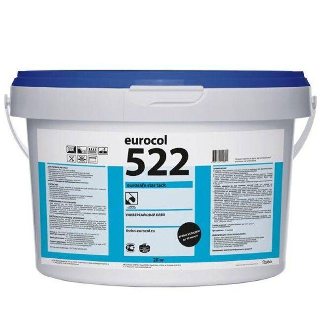 Клей для ПВХ покрытий Forbo Eurocol 522 Eurosafe Star Tack 13кг