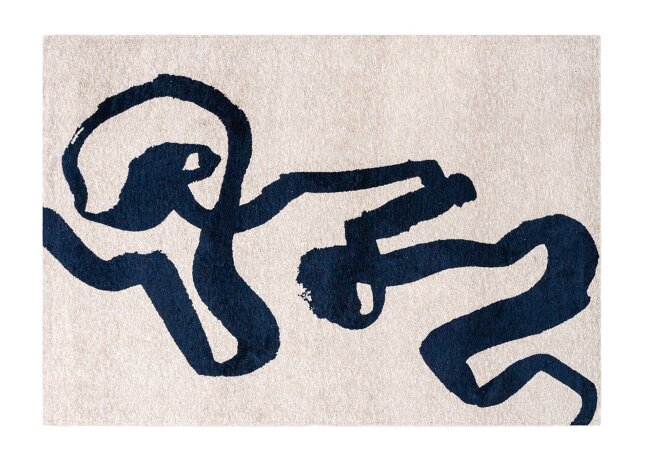 Ковер Louis De Poortere Craft Ribbon 9849 Sea Ink Прямоугольный Ковер Louis De Poortere Craft Ribbon 9849 Sea Ink Прямоугольный