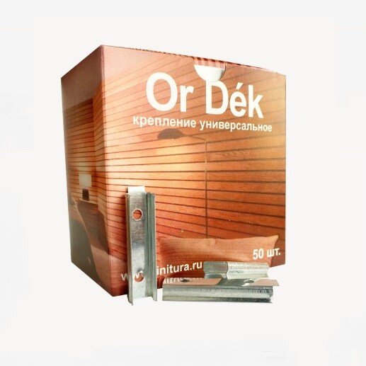 Крепление для ламинированного бруска Or Dek (50 шт) Крепление для ламинированного бруска Or Dek (50 шт)