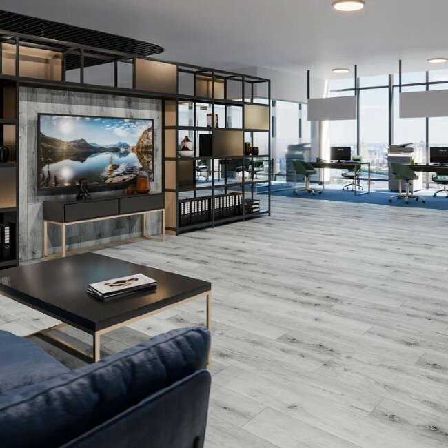 Кварц-виниловая плитка LVT Damy Floor Family Дуб Альпийский