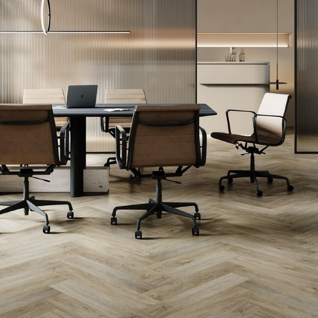 Кварцевый ламинат Английская елка Fargo Parquet 33-18002-1 Дуб Классик